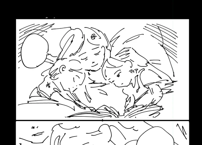 #アンダーク 13話
ネームが終わり、今日から作画に入ります✍️ 