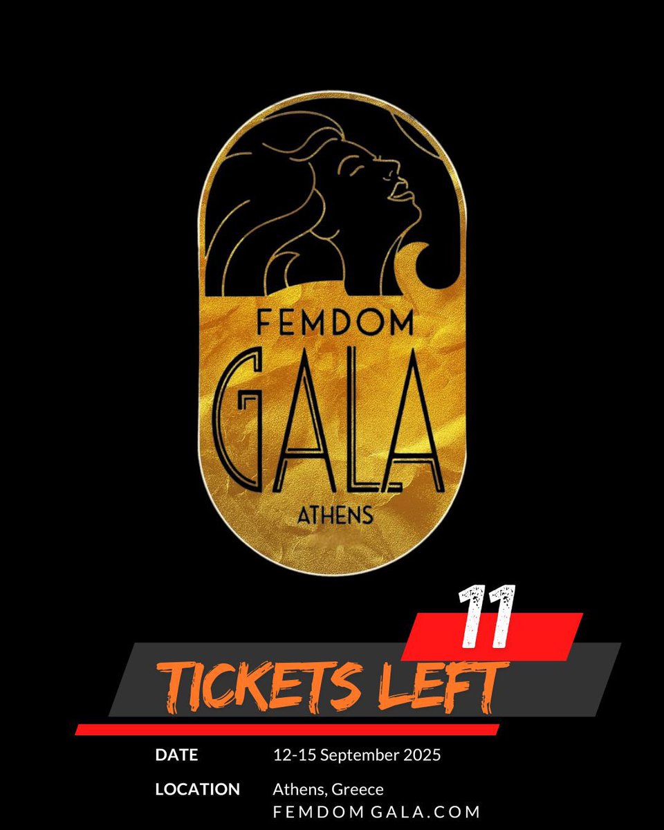 Last Call!!!
11 Tickets Left. 1 Jail Spot Remains. Once they are gone, they are gone!

This is your final chance to claim your seat among the world’s most powerful Women.

FemDom Gala is not just an event, it’s a celebration of sovereignty, seduction, and Sisterhood. A place
