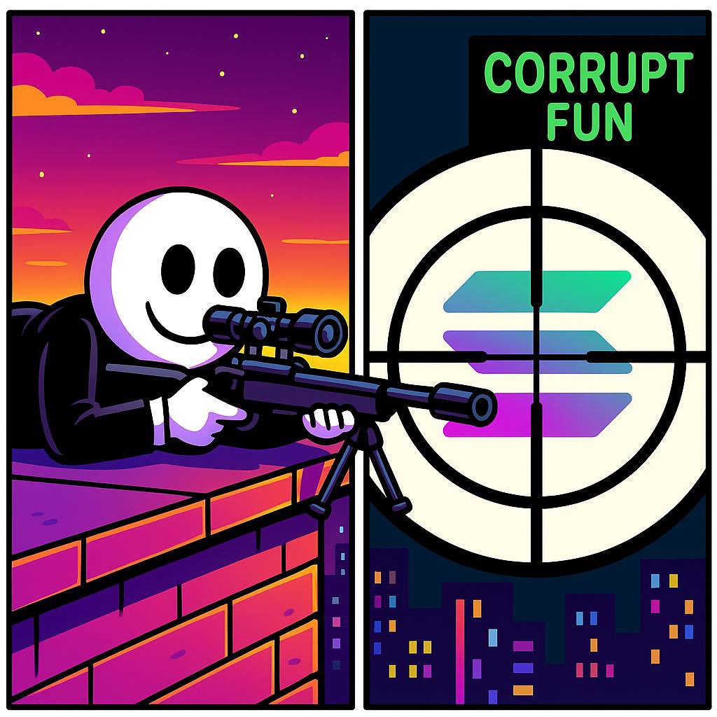 You can now use the Corrupt Fun Bot to snipe $SOL tokens! 😎

/buy right in the group chat to front run the rest of the chat. 😤

t.me/Corrupt_Fun_Bo…