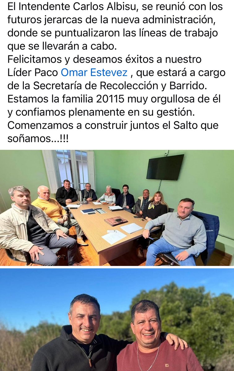 BichoColorado60's tweet photo. En serio @OmarEstevez6 festeja ser JEFE DE LOS BARRENDEROS de la Intendencia ??? @EMangrullo @SilvaPinasco @valeriagiovanon @AndreinaRossi @PedroBordaberry @AndresOjedaOk @Tabareviera @juancaamb @RobertSilvaUy https://t.co/6u7WCuYQzR