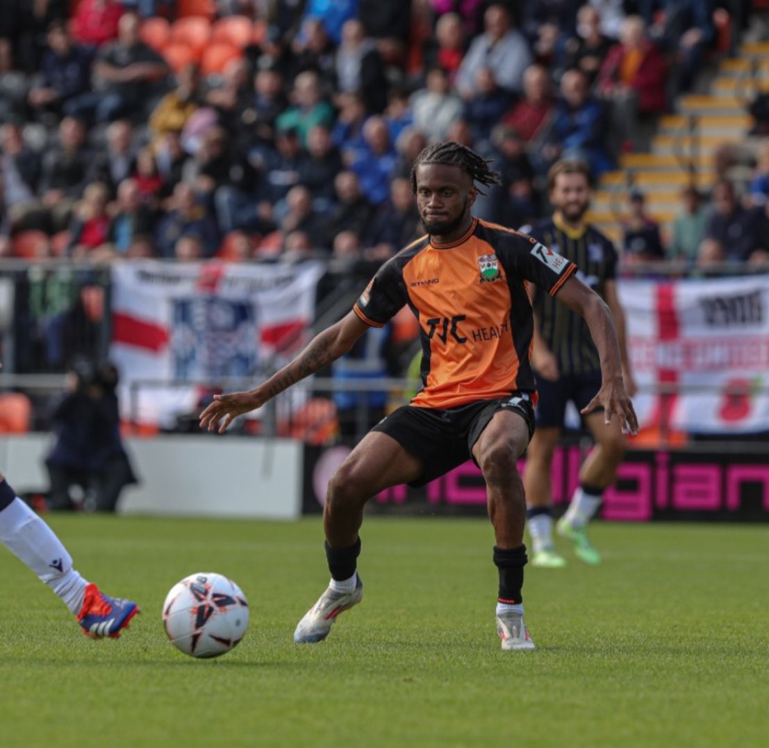 Agent_Trev's tweet image. 🚨EXCLUSIVE: Former Hashtag United attacker Jermaine Francis is in talks to sign with Hartlepool United from Barnet this summer🪄✨
Attacker scored 8 goals in the National league last season⚽️🎯
#HUFC #BarnetFC