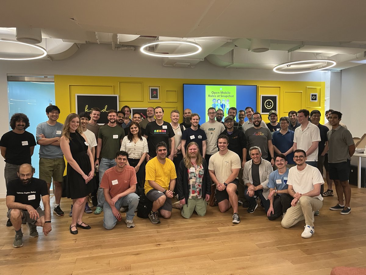 iOSoho's tweet image. 🌟 Thank you to @Snap for hosting and all speakers for their great talks at last night’s iOSoho Meetup!
📸 Check out our photos &amp;amp; share yours by tagging us!
🎥 Recordings will be ready in 1–2 weeks—stay tuned for updates!
#iOSoho #NYCMeetup