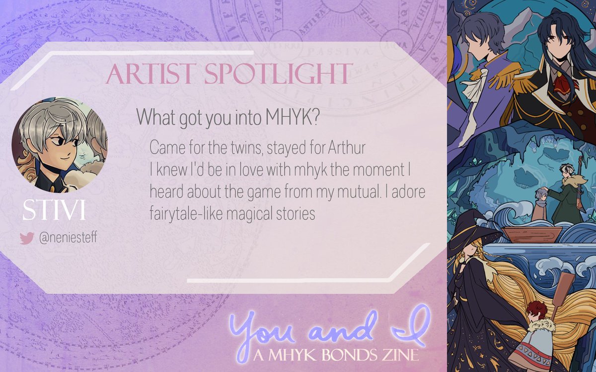 mhykbondszine's tweet photo. Today's spotlight is on stivi (@neniesteff), who'll be drawing for 📖Arthur📖! https://t.co/jBl97DoCTs