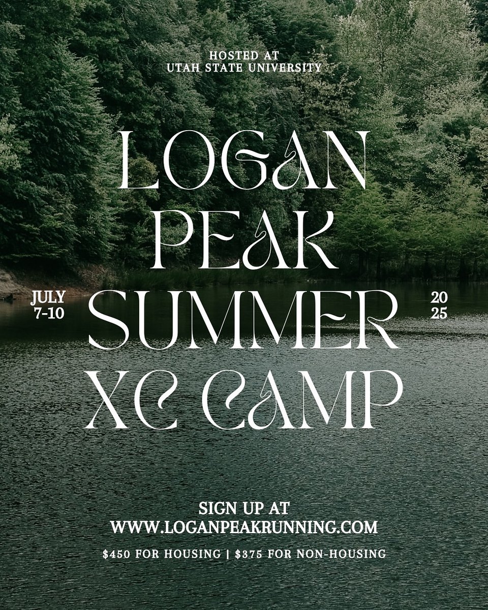 USUTF_XC's tweet image. There's still time to sign up for our Summer Programs!
XC Camp will be held July 7-10 and our Track Clinic will be held July 14-15.
Spread the word and sign up today at loganpeakrunning.com