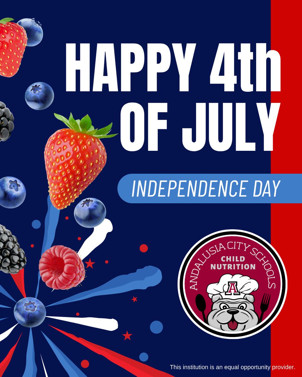 Cheers to the red, white, and blue! Happy July 4th! ❤💙

#ALschools #AndalusiaCity #Covingtoncounty #CovingtonAlabama #CovingtonAL #ThatsWhy