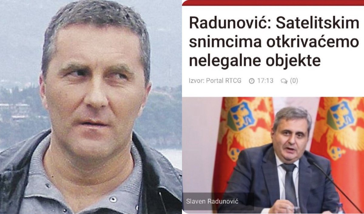 Dok "kosmonaut" Radunović iz satelita snima nelegalne objekte, njegove partijske kolege na šetalištu drže iste.

Ili je satelit puno okrenut prema Rusiji, ili Radunović loše, da ne kažem partijski, gleda kroz durbin.

Blago crnogorskom turizmu sa vama!