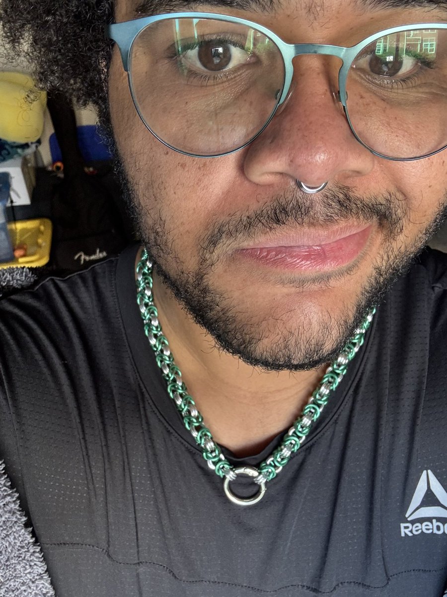 PupDrizz's tweet photo. Got a collar for my birthday!!!!!  #pup #collar #gay https://t.co/eAsgewtwqi