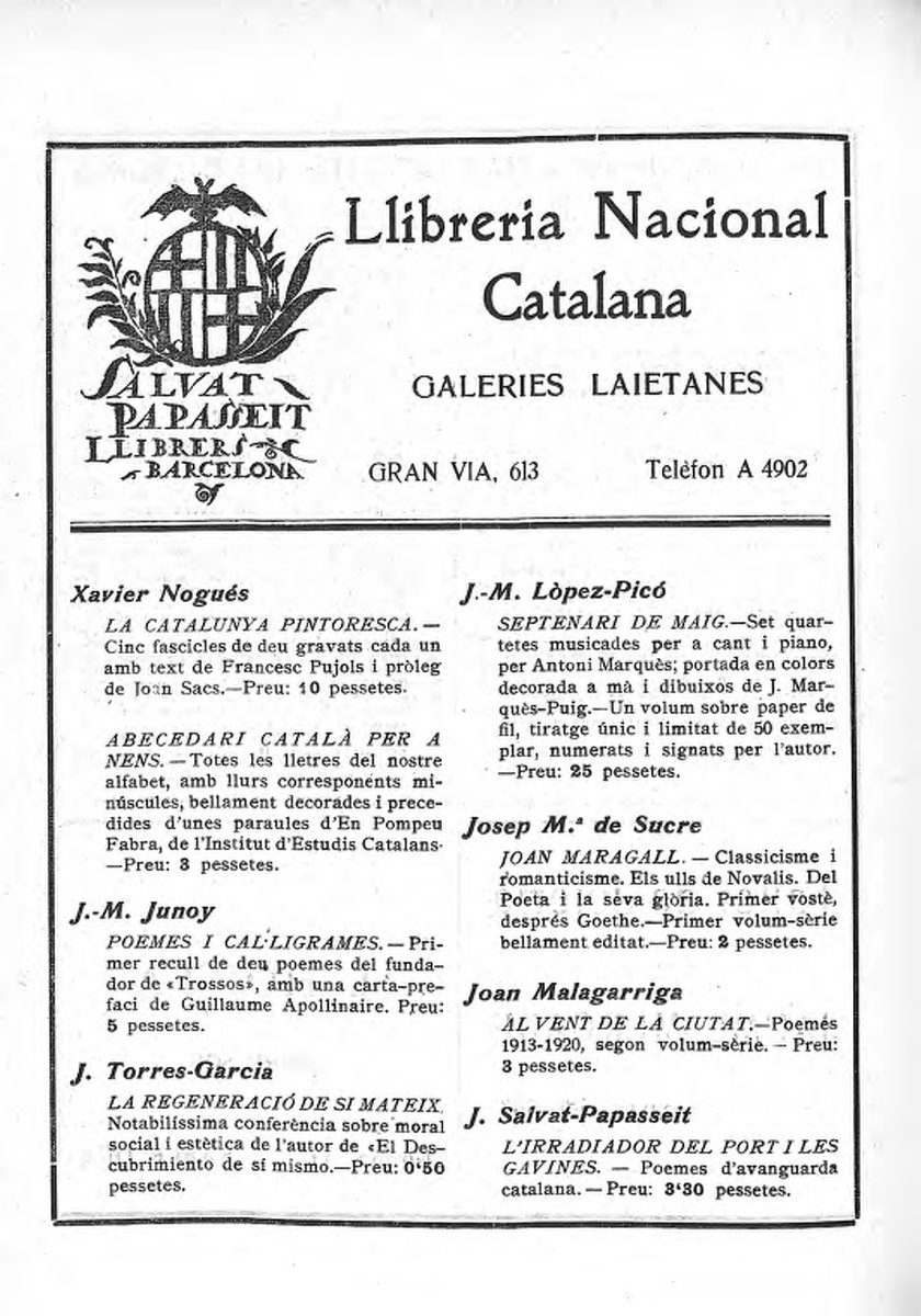 Àlex Darriba (@adarriba) on Twitter photo <a href="/salvat_nitra/">Salvat-Papasseit.Al voltant de la nitra</a> <a href="/LoDiableGros/">Lo Diable Gros</a> <a href="/jordimartifont_/">Jordi Martí Font</a> <a href="/Galderich1/">Galderich</a> <a href="/mnunesal/">Maria Nunes</a> Font: La Revista. Quaderns de publicació quinzenal. Núm. XXXIX de juliol de 1921 <a href="/salvat_nitra/">Salvat-Papasseit.Al voltant de la nitra</a> <a href="/LoDiableGros/">Lo Diable Gros</a> <a href="/jordimartifont_/">Jordi Martí Font</a> <a href="/Galderich1/">Galderich</a> <a href="/mnunesal/">Maria Nunes</a> Font: La Revista. Quaderns de publicació quinzenal. Núm. XXXIX de juliol de 1921