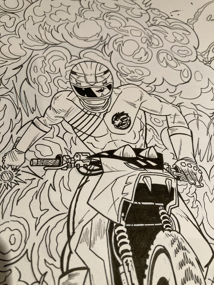 Colgriff84's tweet image. #powerrangersprime 8 from @boomstudios @Michael_YG_ @misty_flores is out today. Pick yourself up a copy! Here is a look at inks and then final colours for my variant cover. I am beyond excited to have worked on this fantastic series from fantastic creators.
