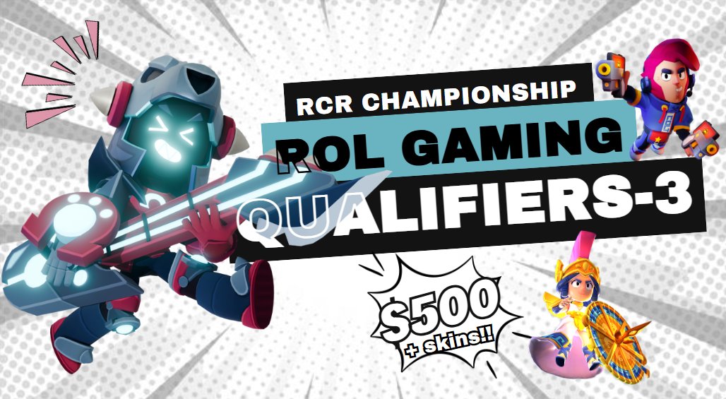 uncprog's tweet photo. Last Quals to enter the 500$ Grand Championship!!
https://t.co/OrXHv90Y69
#BrawlStars #eSports #matcherino #ROLGaming https://t.co/Gk6HV9Ezx6