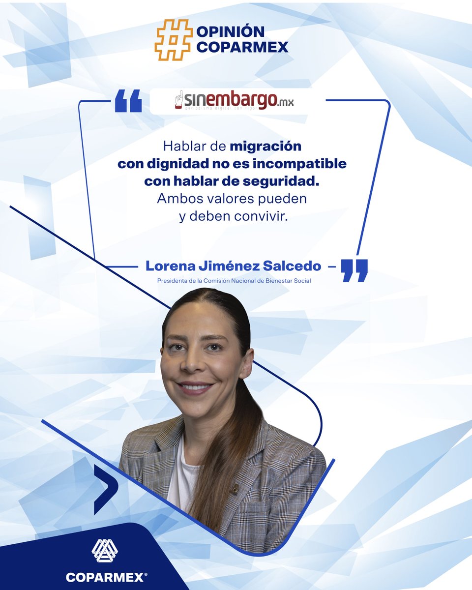🌎 ¿Se puede hablar de migración con dignidad y seguridad al mismo tiempo?
👥 La migración no es una amenaza, es una oportunidad compartida. Urge una política exterior que combine visión, legalidad y cooperación para construir soluciones sostenibles.

📝 Sobre ello la