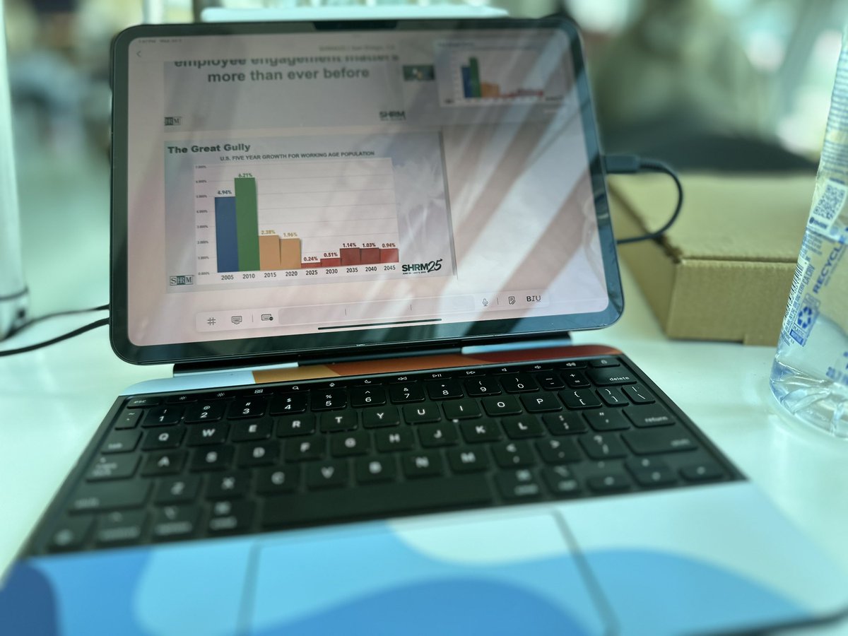 When the conference ends, and the first you thing you do at the airport is start watching the recorded content that you missed while picking and choosing the sessions to attend. #hr #shrm25 #letsdothis #tapbackin