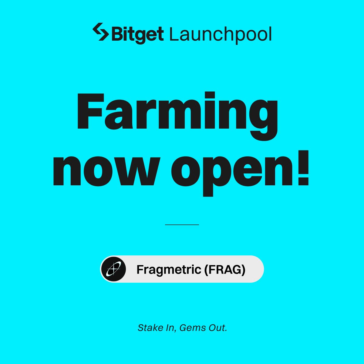 🚀 Bitget Launchpool is BACK — and this time, it's on 🔥SOLANA🔥

Introducing Fragmetric (FRAG) — Solana’s FIRST native liquid staking + restaking protocol, powering next-gen DeFi strategies with over $300M+ TVL 💰

From July 1–4, stake $BGB or $FRAG on #BitgetLaunchpool and farm