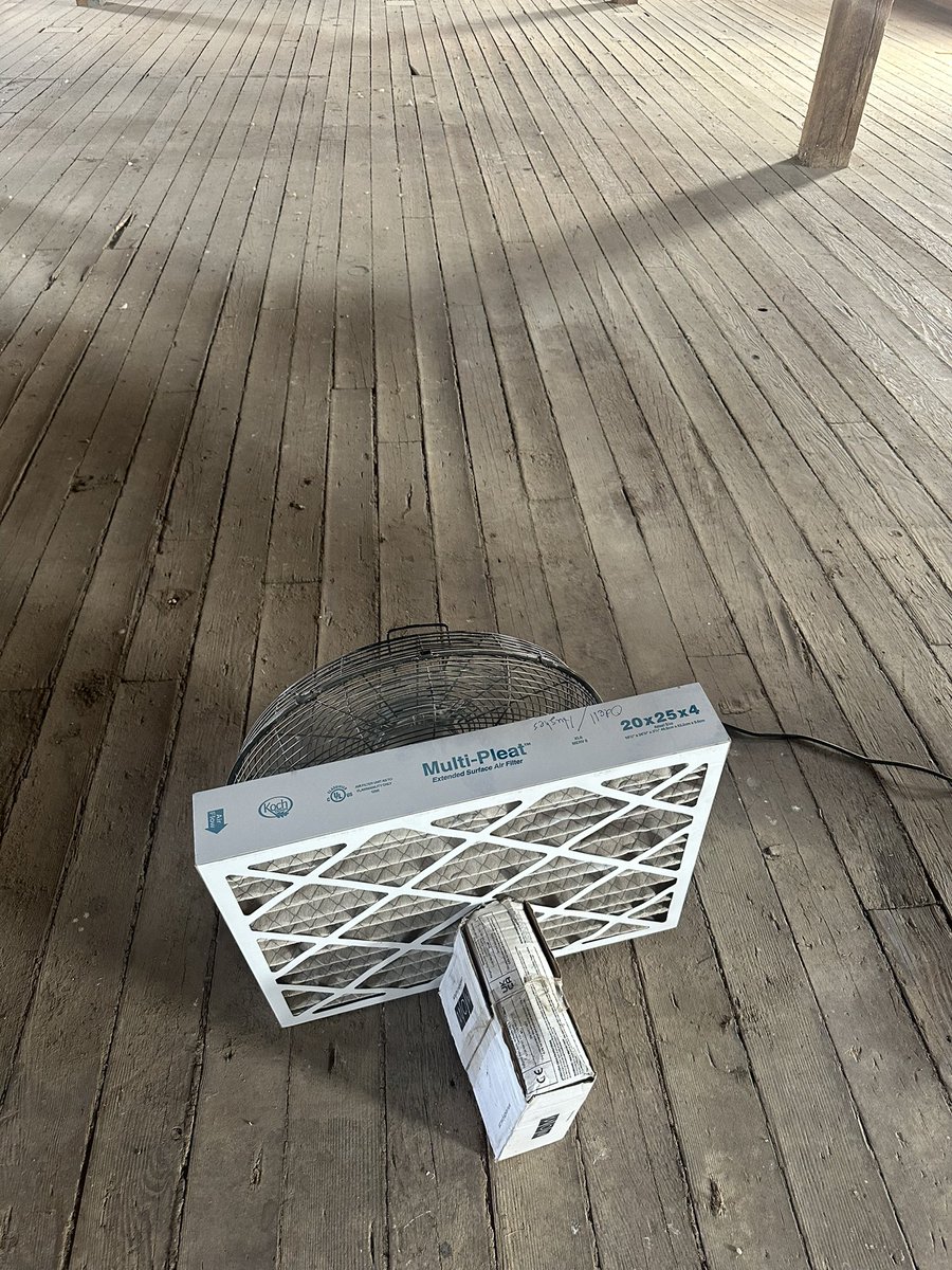 Made an airfilter for the barn. MERV-8, 1000cfs.