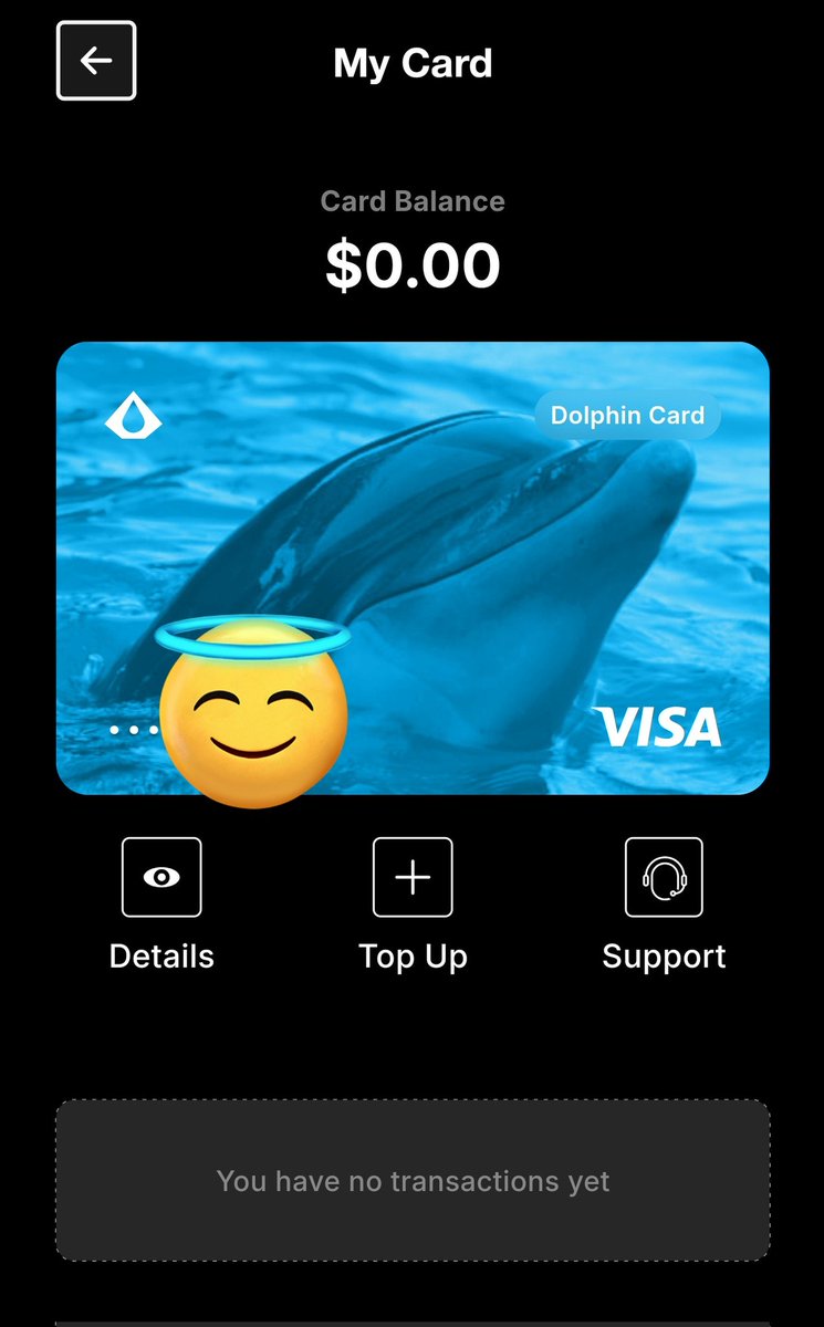 Hola 👋 dolphin 🐬card de <a href="/AquaBitcoinES/">AQUA Bitcoin en Español</a> <a href="/Excellion/">Samson Mow</a> 😊. Adiós <a href="/Bitso/">Bitso</a> card 🤡. Cuando se cierra una puerta se abre una ventana. #Bitcoin2025 #Bitcoin