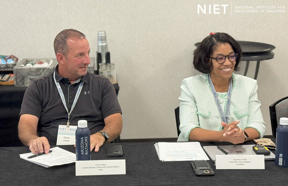 We're still beaming from the 2025 NIET Summer Institute! Take a look at these moments from last week's event. ✨#NIET2025