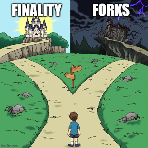 RedbellyNetwork's tweet image. Probabilistic finality means forks, rollbacks, and ‘what ifs.’
Deterministic finality?
🔁 Final = final.

No chain reorgs. No chaos. No reruns.

You don't tolerate double-spend risk in finance, why settle for it in blockchain?

#BlockchainFinality #RedbellyNetwork #Tokenization