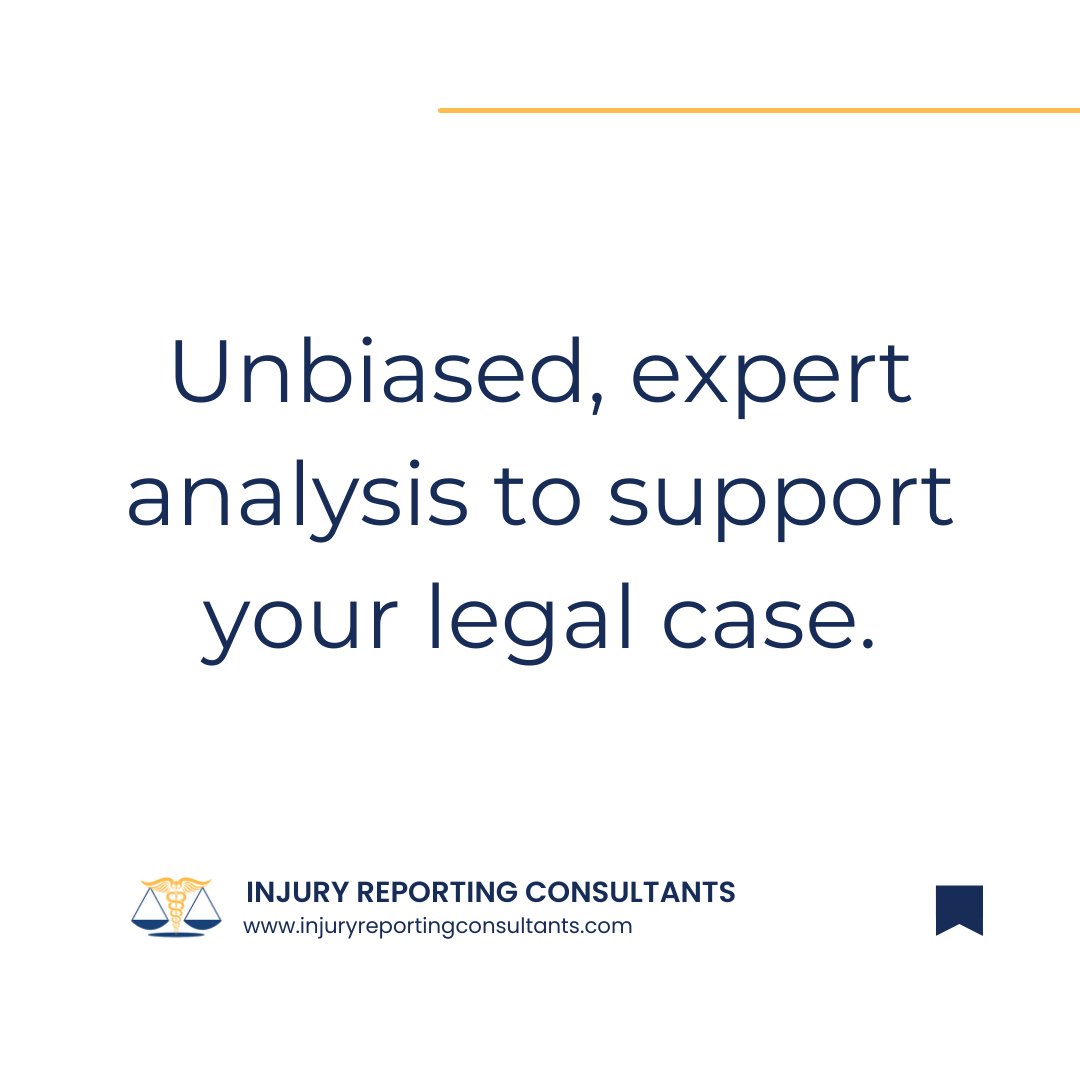 IRC_Reports's tweet photo. When it comes to winning a legal case, guesswork doesn’t cut it.

You need expert insight that’s clear, credible, and most importantly, unbiased. That’s where Injury Reporting Consultants steps in. https://t.co/NAaftM5vBk