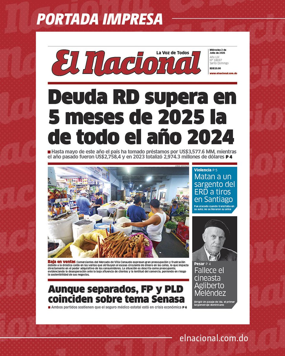 guiliani_john's tweet image. Nuestra quiebra financiera  como país @luisabinader la lleva como &quot;caña para el ingenio&quot; y nadie dice, Nada?