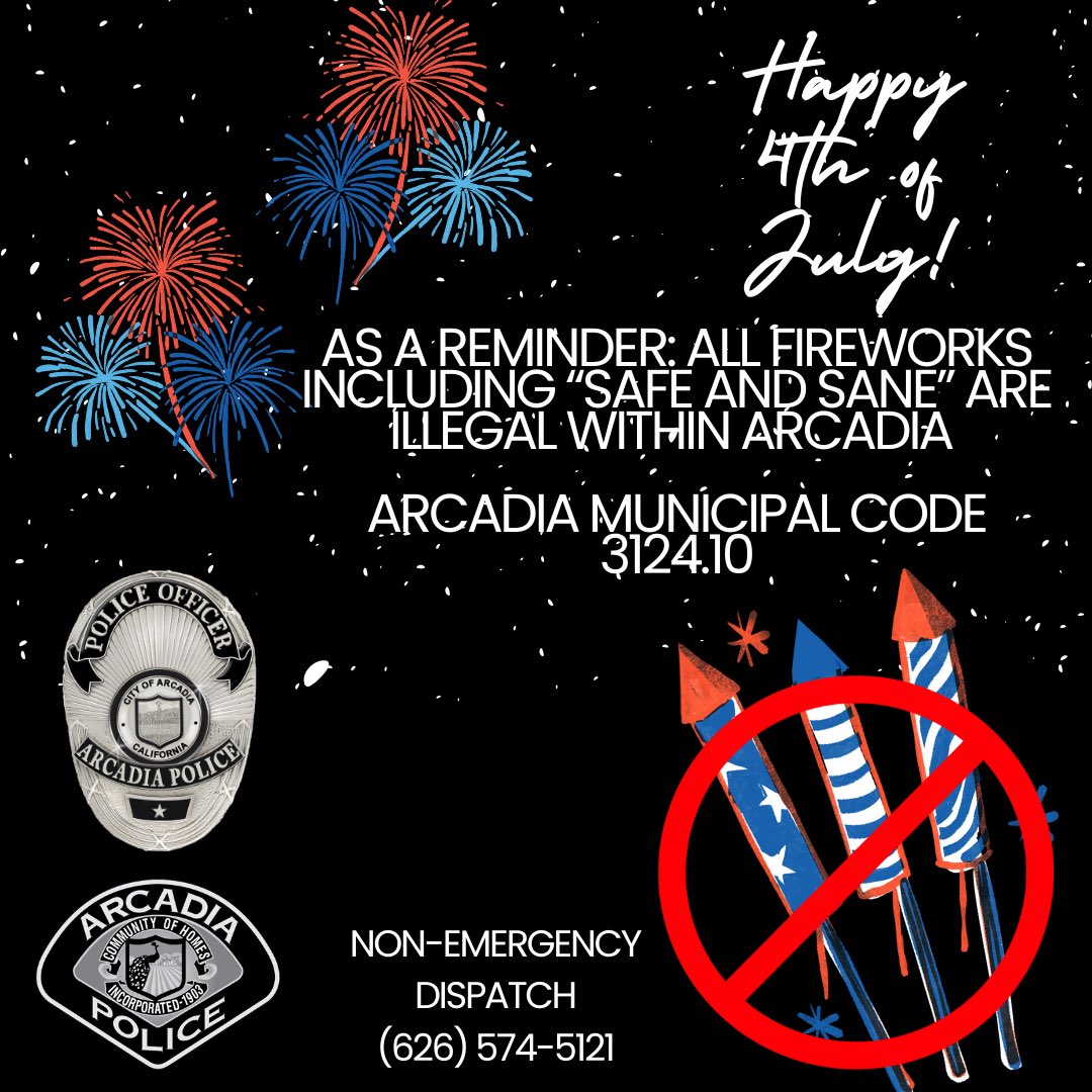 Arcadia PD tweet media