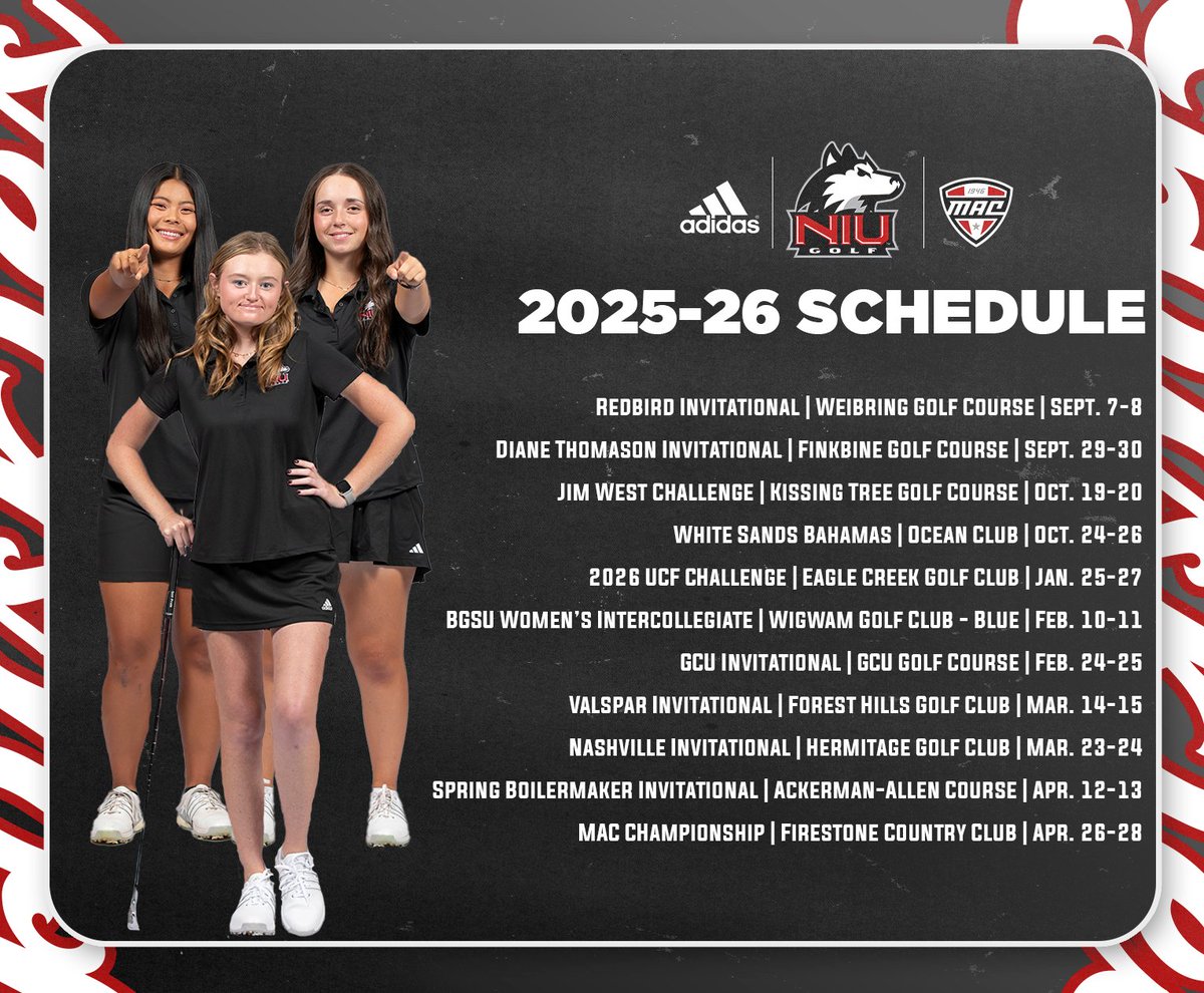 Locked in for the 2025-26 season 🔒⛳️

📅 bit.ly/3TnvEsr