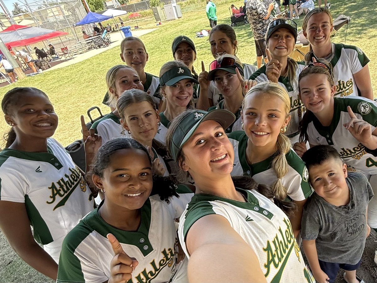 We’ve played some serious 🥎 this week! in pool play and locked down the #1 seed earning our way into the National Power Pool! We’ve proven we belong with the best and the girls are pumped for bracket💚💚💚 #ChooseHard 
#BuiltDifferent <a href="/TamborraStacy/">Stacy Tamborra</a>
<a href="/AGTamborra/">AthleticsGoldTamborra</a> <a href="/COSparkFire/">CO 4th of July</a>