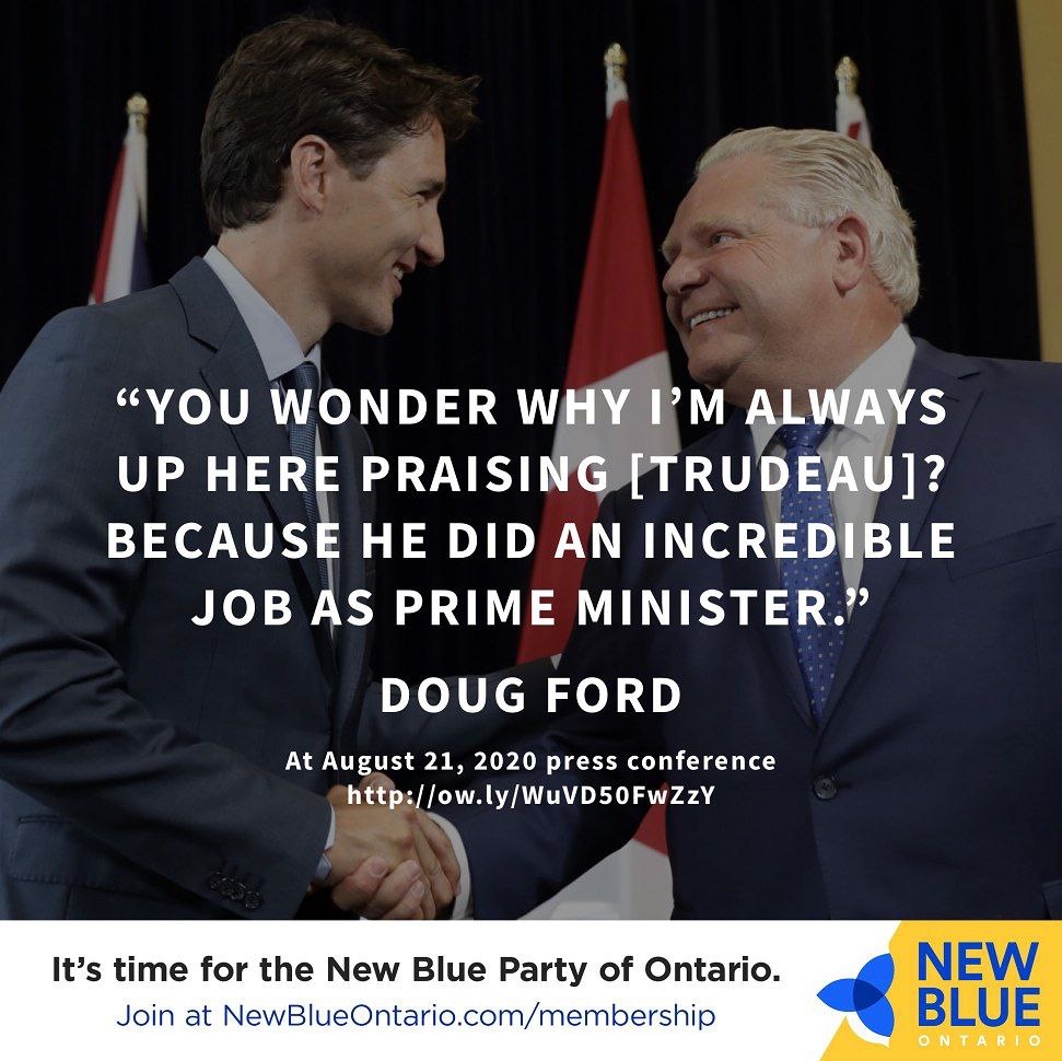 “You wonder why I’m always up here praising [Trudeau]? Because he did an incredible job as Prime Minister.”

- Doug Ford 
At August 21, 2020 press conference
youtu.be/BEpUyz4xc84?t=…

#onpoli #cdnpoli