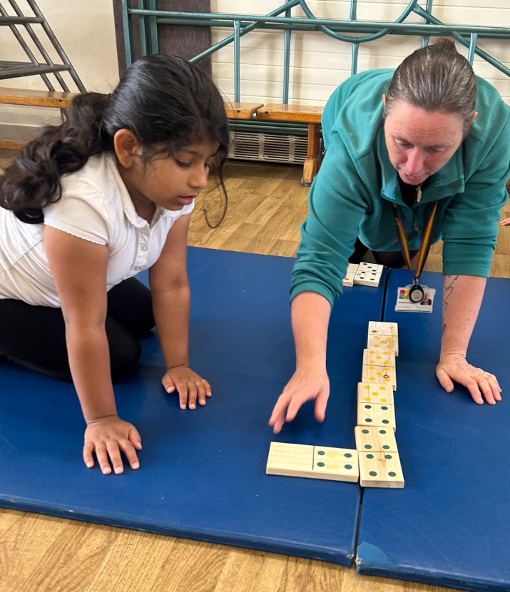 BirstallAcad13's tweet photo. An incredible Interactive Maths Puzzle Day! The hall was full of pure joy, excitement & looks of astonishment as chn cracked each challenge. No class wanted to leave when their time was upโ the chn already asking about tomorrow's challenge. Thank you, Mrs Thewlis. ๐ข#MathsMagic https://t.co/9koN5O5V5A