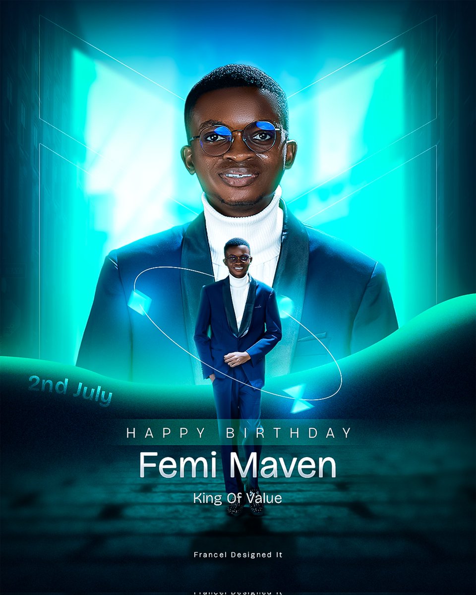 Francel || Graphic Designer || Motion Designer (@snehugo) on Twitter photo Happy Birthday chief <a href="/femimaven_/">Femi Maven</a>
Keep living in the love and light of God
Keep making impact
Live long and prosper🔥
#francel_designs #franceldesignedit #graphicdesigner #GraphicDesign #flyerdesign #birthdayflyer #birthdayflyerdesign Happy Birthday chief <a href="/femimaven_/">Femi Maven</a>
Keep living in the love and light of God
Keep making impact
Live long and prosper🔥
#francel_designs #franceldesignedit #graphicdesigner #GraphicDesign #flyerdesign #birthdayflyer #birthdayflyerdesign
