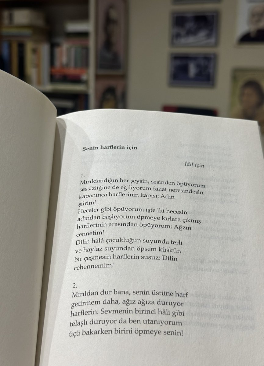 mırıldandığın her şeysin, sesinden öpüyorum.

• haydar ergülen