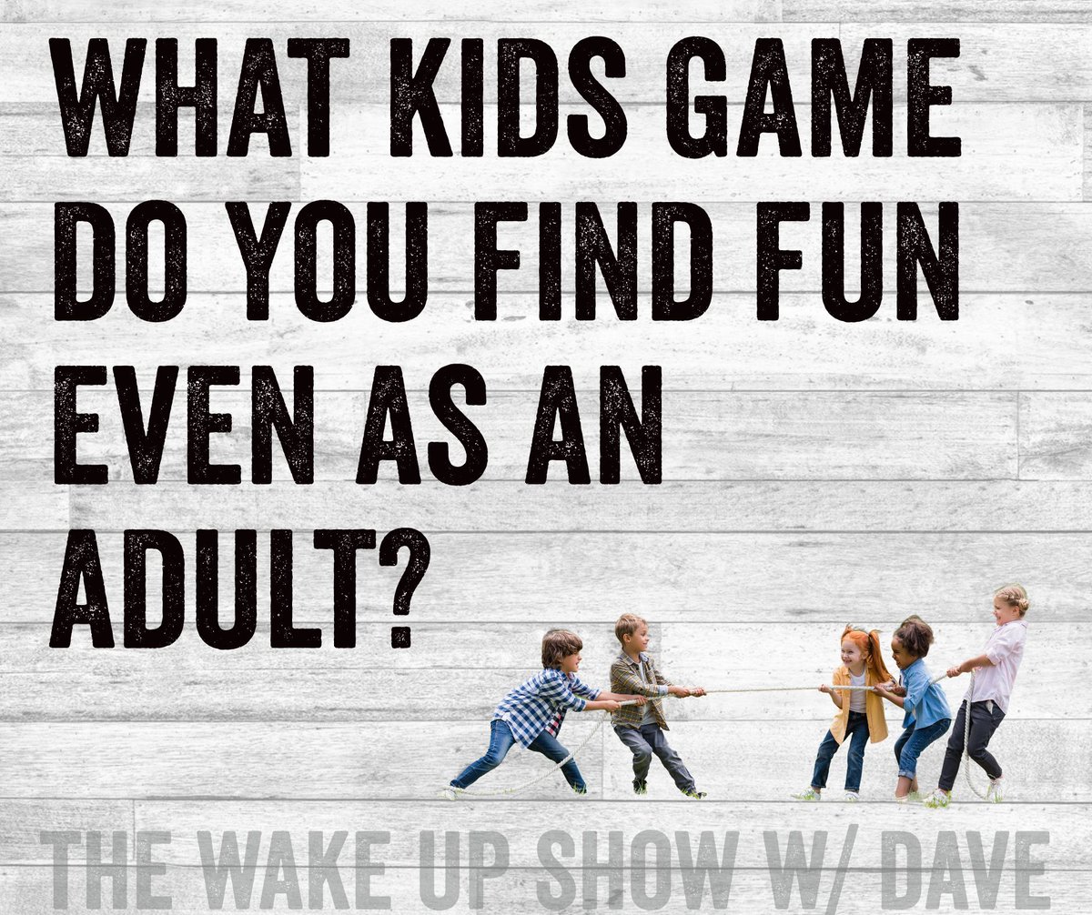Question of the Night:  I'll tell ya, being 6"4" 220lbs doesn't help but I still love "Hide &amp; Seek". 😊 

- The Wake Up Show w/ Dave 🤠