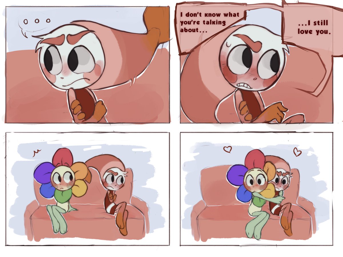 I needed some time off from the comms...
tw: OOC?? i guess
I just need more fluff with angryflowers I REALLY love them

#dandysworld #shrimpo #dandy #angryflower