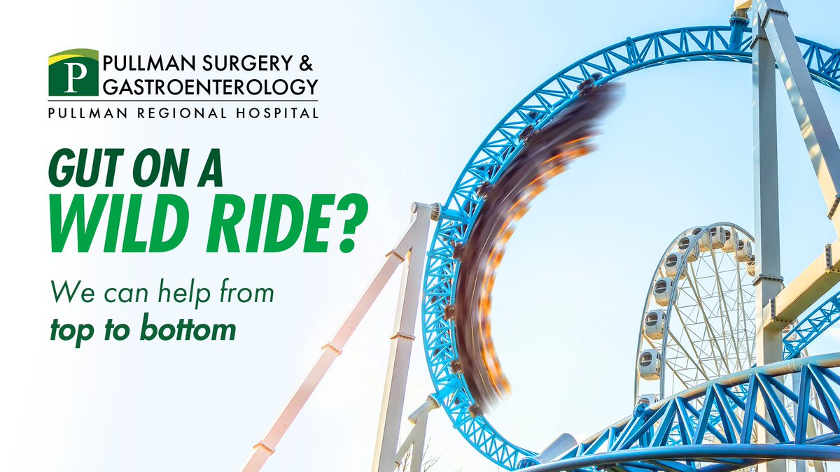 If you're in need of expert gastroenterology care for a chronic condition, are due for your screening colonoscopy, or have some unexplained symptoms you need checked out, the team at Pullman Surgery &amp; Gastroenterology is here to help! Visit bit.ly/460FNTB to learn more.
