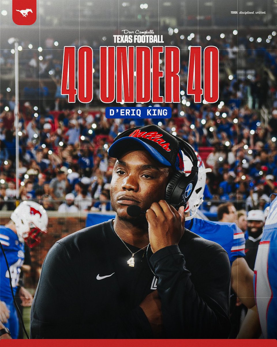 Congratulations to a great coach and an outstanding young man! <a href="/Deriqking__/">KING</a> 
He's always offered great feedback and an open door. A gem to our city and I'm thankful <a href="/rhettlashlee/">Rhett Lashlee</a> had the courage to make this hire #newdallas #DifferentHere <a href="/SMUFB/">SMU Football</a> <a href="/ESPNCFB/">ESPN College Football</a> <a href="/CFBRep/">College Football Report</a> <a href="/ihss_dfw/">DFW Inside High School Sports</a>
