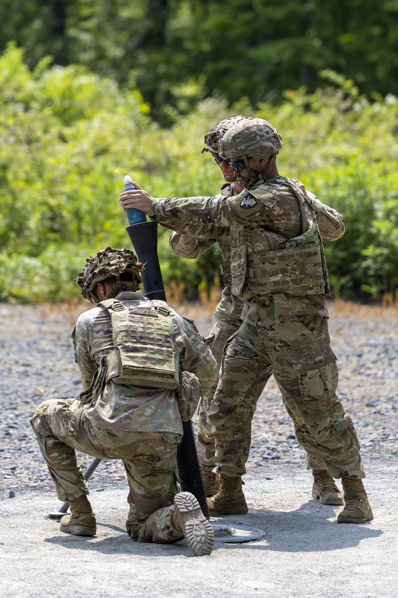 WestPoint_USMA's tweet image. 🎯 “Adjust fire, over.”
Cadets put their skills to the test with Call for Fire training—learning how to coordinate indirect fire support with speed, accuracy, and control.
“Fire for effect — Cadets are on target.”🔥