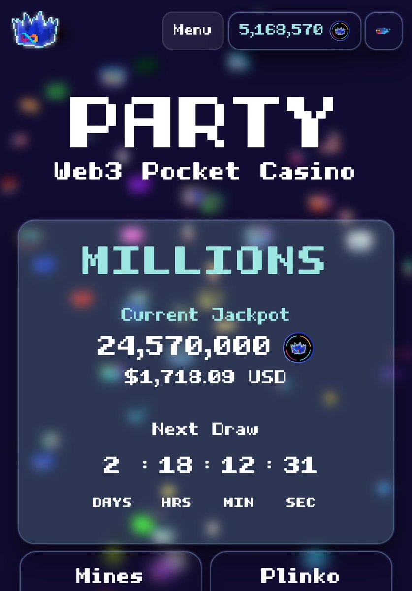 PartyhatsICP's tweet photo. $1700 worth of $PARTY up for grabs.

1 ticket is $0.06 😎

That’s a 28,333x, who will win it?? https://t.co/4jupDbsHnZ