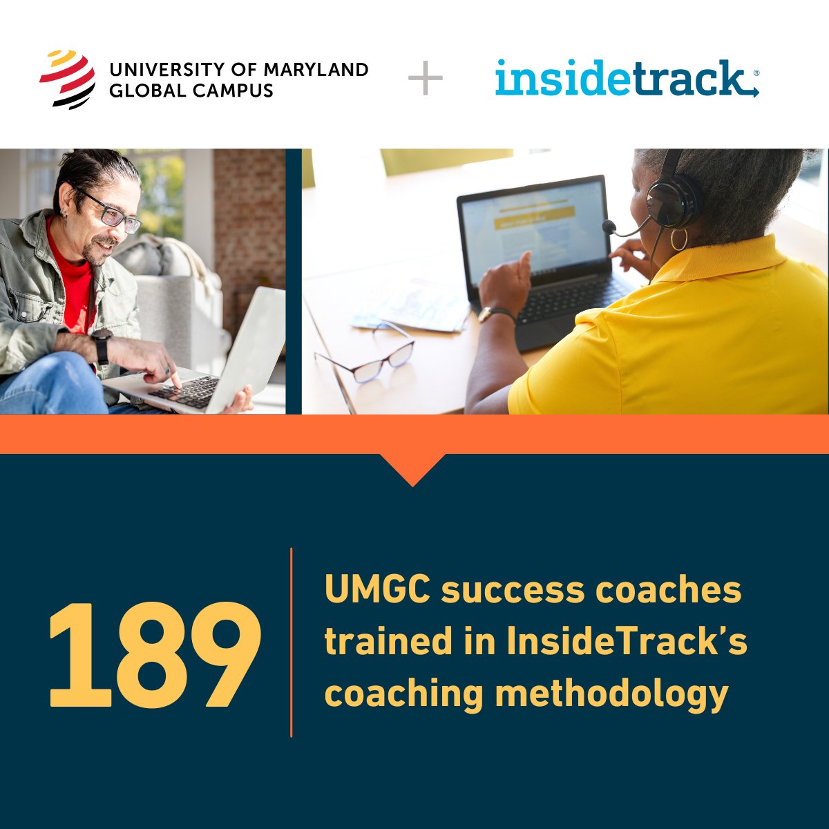 InsideTrack (@insidetrack) on Twitter photo 📣 189 <a href="/umdglobalcampus/">University of Maryland Global Campus</a> success coaches trained in InsideTrack’s coaching methodology.
🎯 Result: +30pt staff retention, +4pt course success rate.
âś… Coaching that supports students and the professionals who serve them.
insidetrack.org/case-studies/u…
#HigherEd #StudentSuccess #Coaching 📣 189 <a href="/umdglobalcampus/">University of Maryland Global Campus</a> success coaches trained in InsideTrack’s coaching methodology.
🎯 Result: +30pt staff retention, +4pt course success rate.
âś… Coaching that supports students and the professionals who serve them.
insidetrack.org/case-studies/u…
#HigherEd #StudentSuccess #Coaching