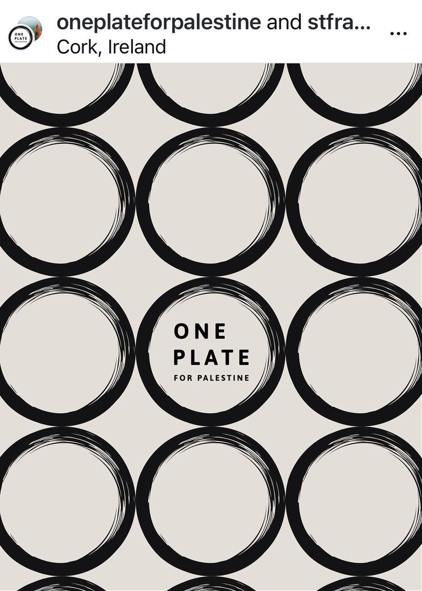 Calling restaurants and cafés 📣 Would you like to be part of the One Plate for Palestine fundraiser set up by St Francis Provisions and Latitude 51 in #Cork? Check out their insta @oneplateforpalestine 
#irishfood #palestine #fromtherivertothesea 🇵🇸🇵🇸