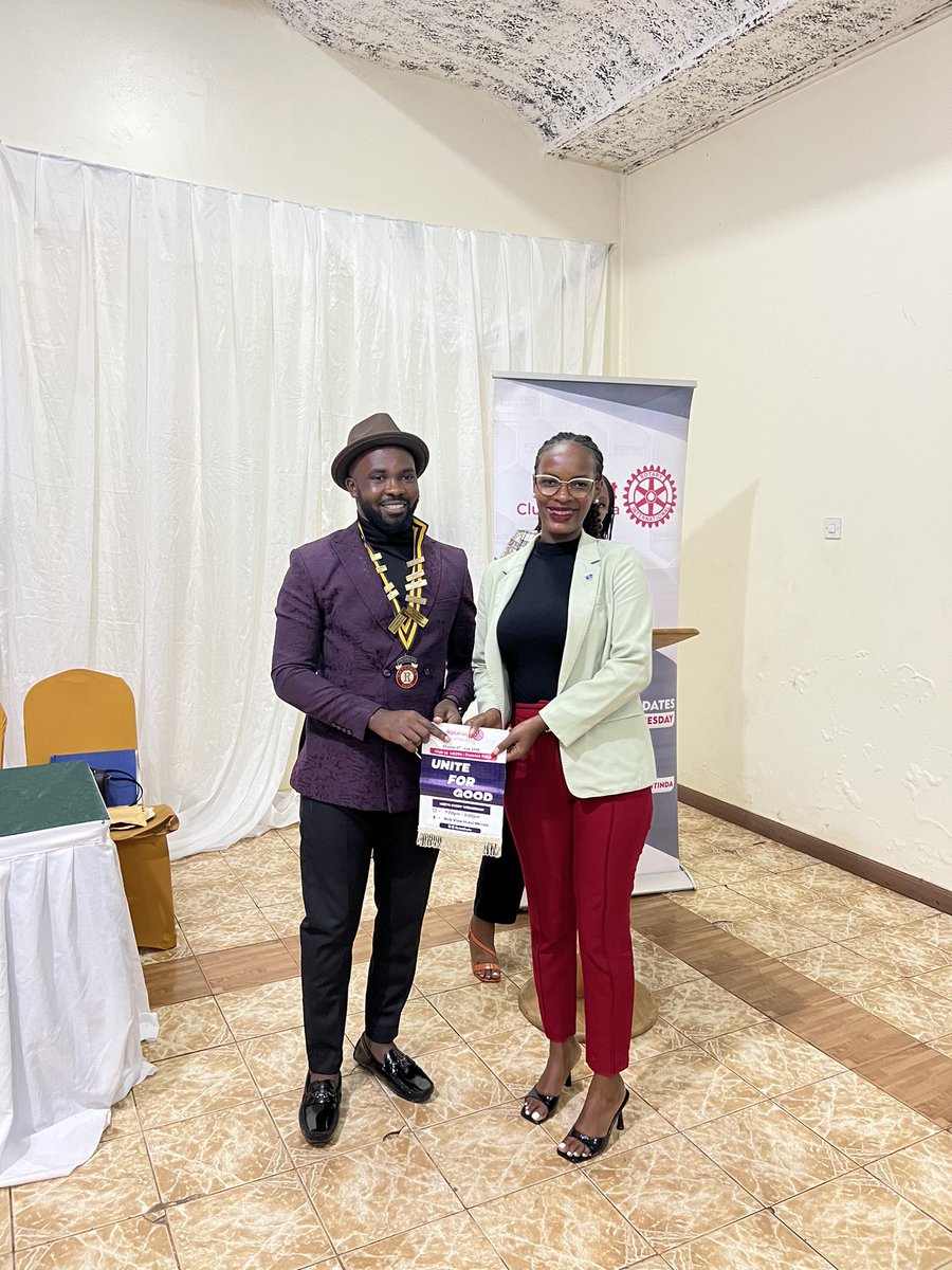 ELIZABETH UWIMANA (@elizabethuwima1) on Twitter photo Congratulations president Isaac murungi upon your installation at <a href="/RotaractNtinda/">RotaractNtinda</a> 🎉🎉 all the best in your year
I am glad to have witnessed this
#lets <a href="/UnitedforAll_/">UniteForGood</a> Congratulations president Isaac murungi upon your installation at <a href="/RotaractNtinda/">RotaractNtinda</a> 🎉🎉 all the best in your year
I am glad to have witnessed this
#lets <a href="/UnitedforAll_/">UniteForGood</a>
