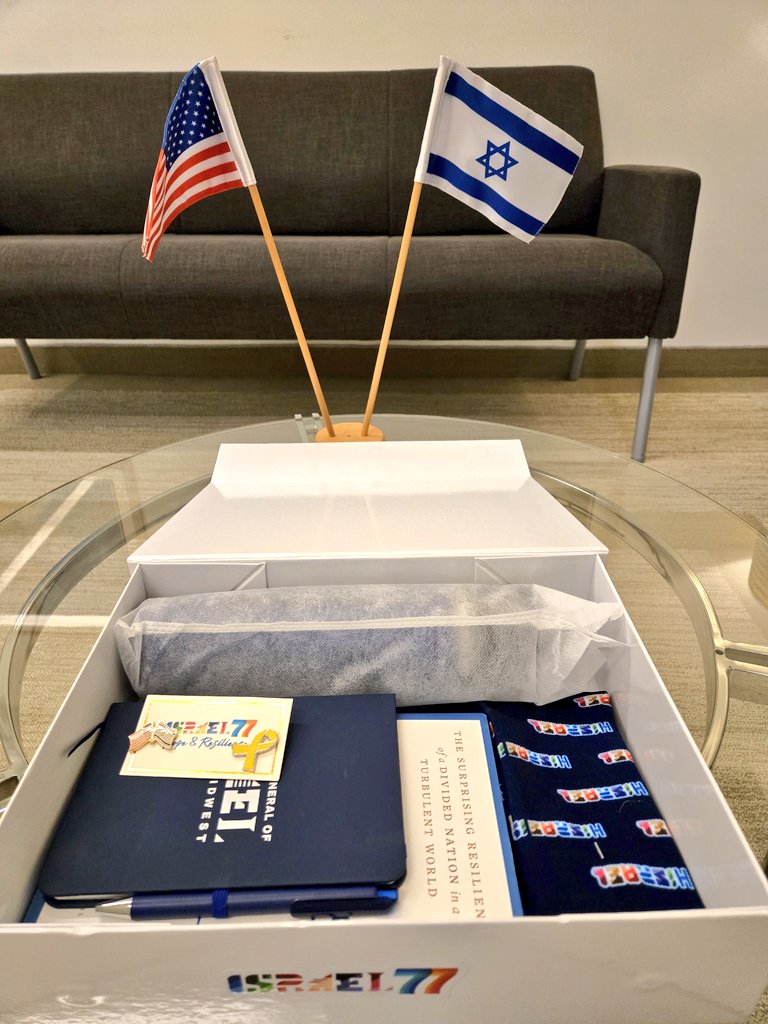 Welcome packages are on their way to members of an exciting Midwest mission, departing soon for Israel! 

This delegation is just the start - over the coming months, leaders from across the Midwest, including elected officials, business executives, faith leaders, and influencers,