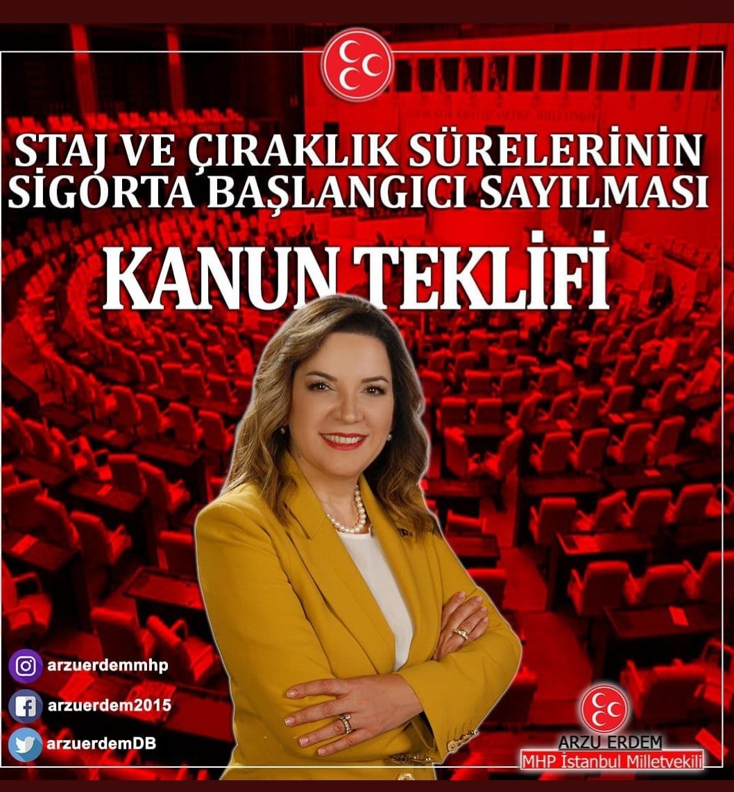Bu mağduriyet çocuk yaşta çalışıp emeği başlangıç sayılmayanların hak mücadelesidir
<a href="/ZehraNurAydemr/">Zehranur Aydemir</a>
İşe girişlerimiz saysın artık
Staj Çıraklık Sgk Başlangıcı Olsun
<a href="/Akparti/">AK Parti</a>
<a href="/MHP_Bilgi/">MHP</a>
<a href="/UlviYonter/">Dr.İzzet Ulvi YÖNTER</a>
<a href="/fethigurer/">Ömer Fethi Gürer</a>
<a href="/ArzuCerkezoglu/">Arzu A. Çerkezoğlu</a>
<a href="/MhpTbmmGrubu/">MHP TBMM Grubu #MHP</a>
Haksızlık
#StajyerÇırağaVaatÇokicraatYok
