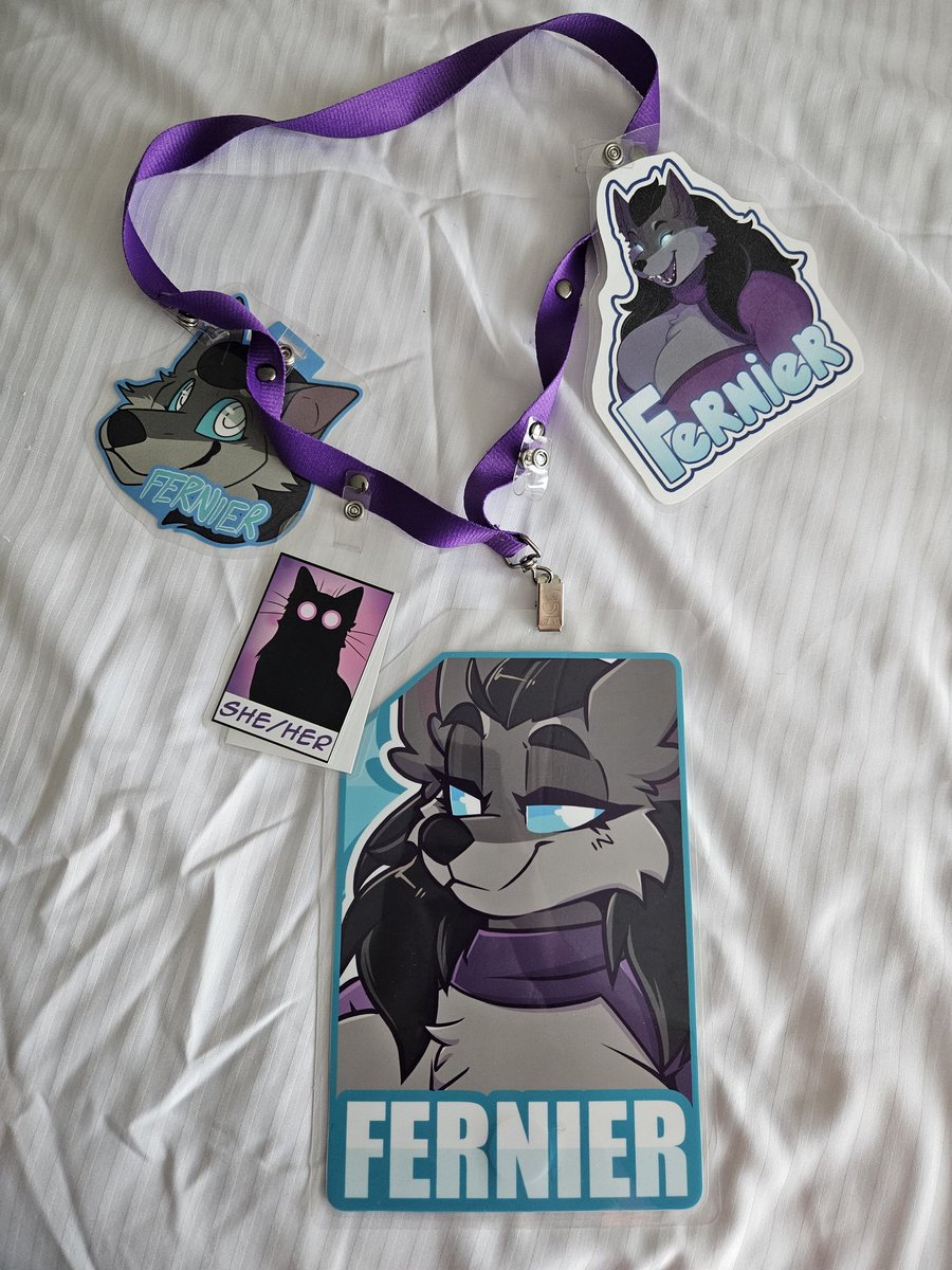 I have a lot of badges so I'll be hard to miss, feel free to say hi if you see me! I'll have stickers to give out.
