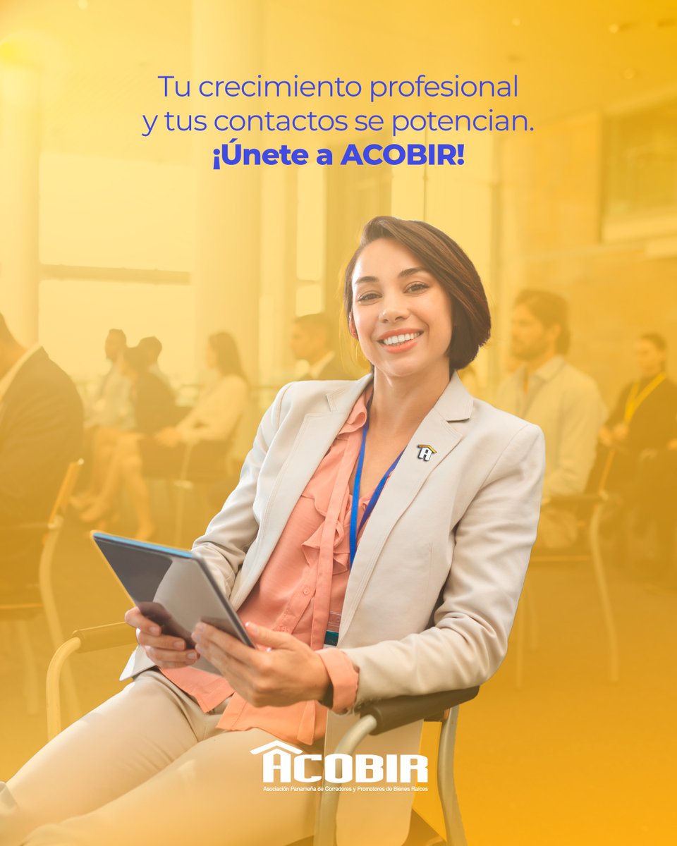 acobirpanama's tweet image. 🚀 ¿Listo para impulsar tu carrera?

En ACOBIR accedes a formación, networking y oportunidades reales para crecer en el sector inmobiliario.

Conecta con líderes y haz despegar tu futuro.
¡Invierte en ti!

#ACOBIR #CrecimientoProfesional #Networking #InmobiliariaPanamá