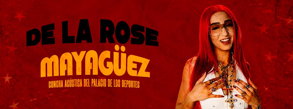 De La Rose anuncia su primer concierto en Puerto Rico el 14 de agosto en Mayagüez🇵🇷

Boletos a la venta desde mañana a las 10:00AM por Ticketera🌹