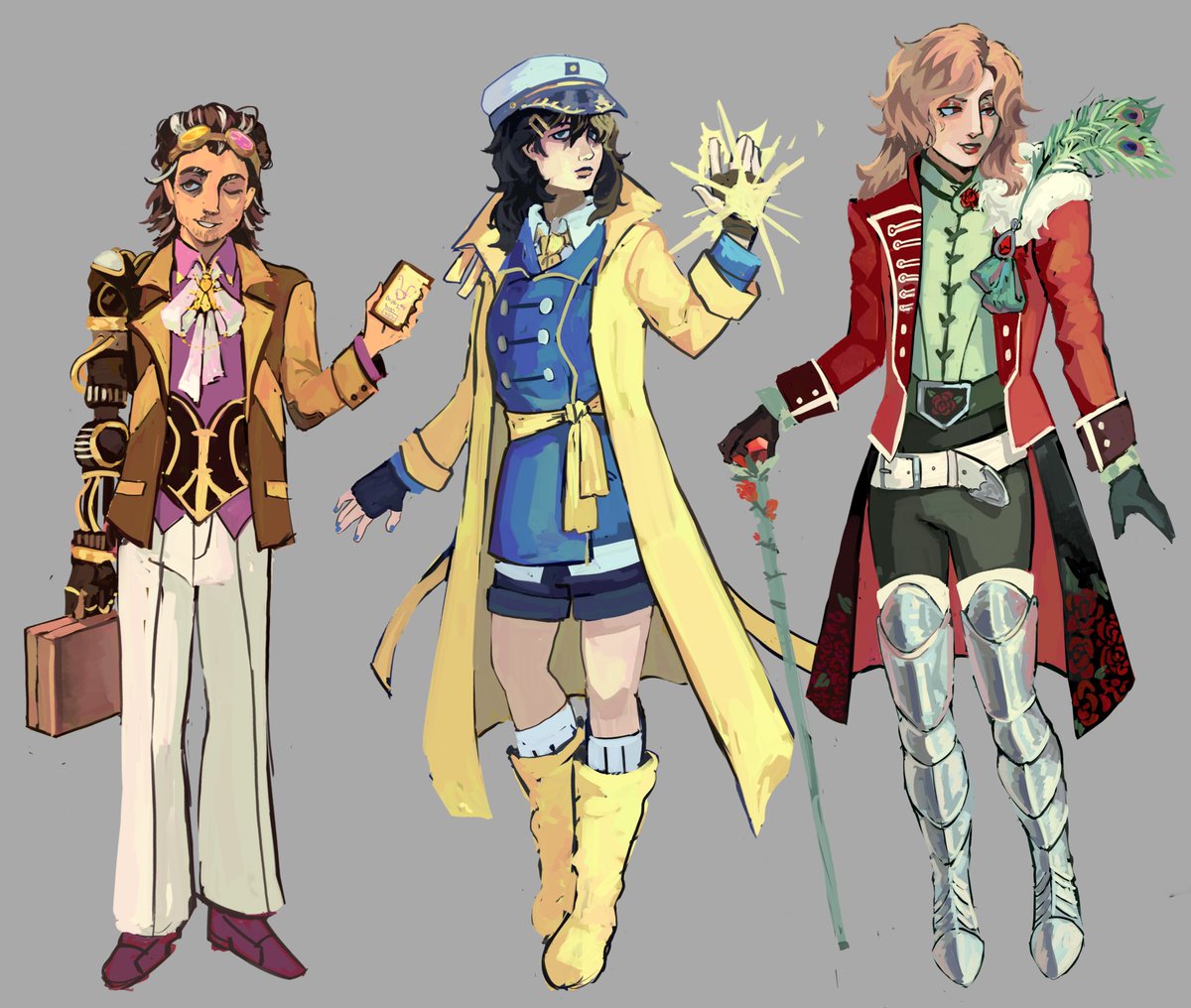 phonyrams's tweet image. remiander I am on the website where you attack eachother viciously with drawings β¦ ! Here r my jjk and bsd ocs . Farts a little (only a little)