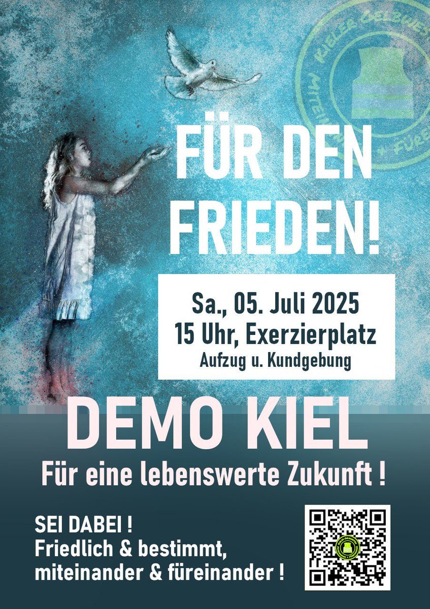 Unsere Demos gehen weiter, auch wenn wir alleine gehen, gehen wir für jeden aufrechten Menschen.  Schöner wäre es natürlich,  wenn viele Herzensmenschen dabei sind 😉🥰.  
Wir werden jeden ersten Samstag im Monat für unsere Zukunft auf die Straße gehen.
#Widerstand #eswirdZeit