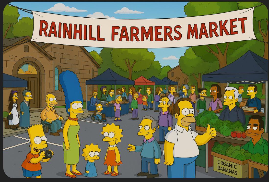 🚜 🥔 Rainhill Farmers Market 🧀 🎁 

Rainhill Farmers Market is back this Saturday at St Ann's Millennium Centre from 9am till 1pm. 

We have all our wonderful regular stalls plus Patten’s farms will back back with fresh quality potatoes grown just down the road in Cronton 🥔