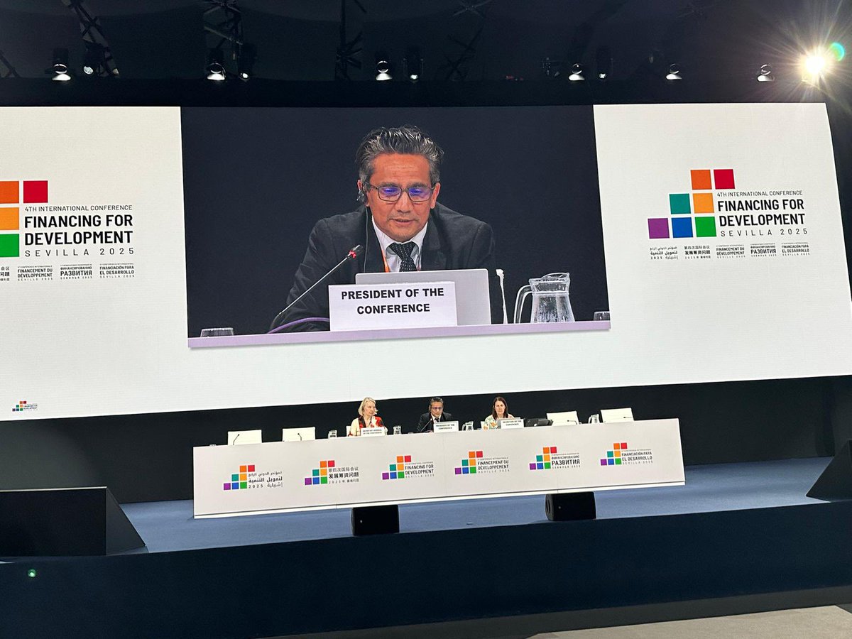 Mr Zane Dangor, DIRCO Director General, presiding over the 4th International Conference on Financing For Development in Seville, Spain on 3 July 2025. South Africa was elected as a Vice President of the Conference.