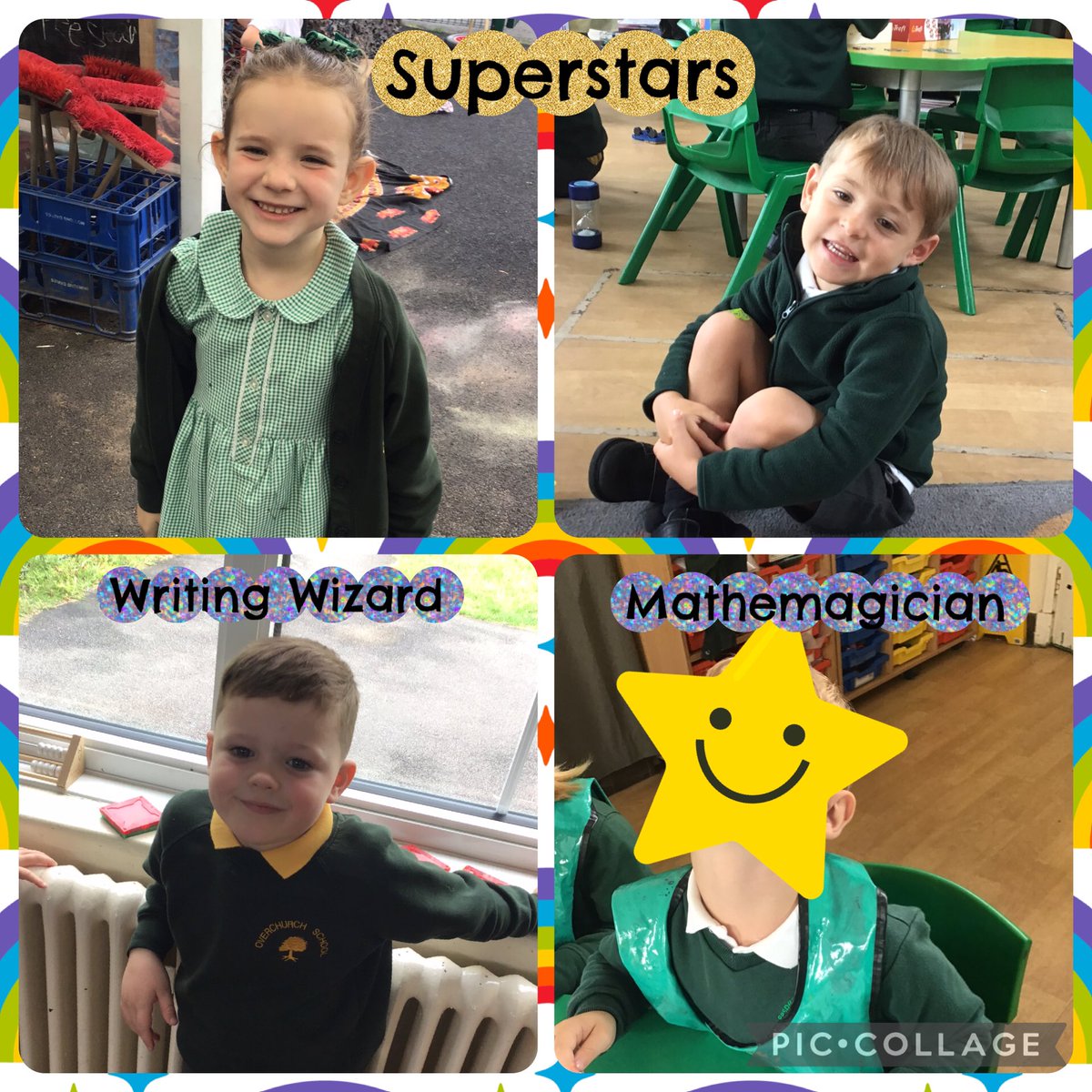 Well done to this weeks Mathemagician, Writing Wizard and Superstars ⭐️