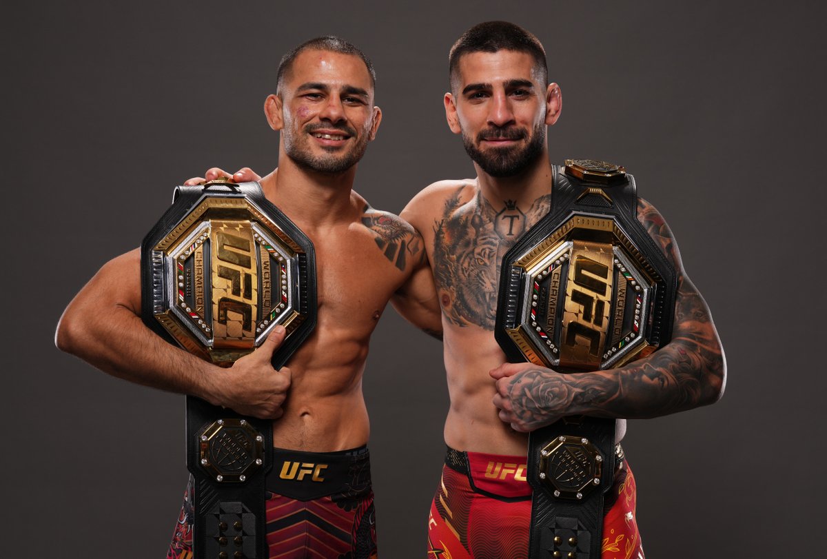 📸 🏆️アレシャンドレ・パントージャ🤝イリア・トプリア🏆️ #UFC